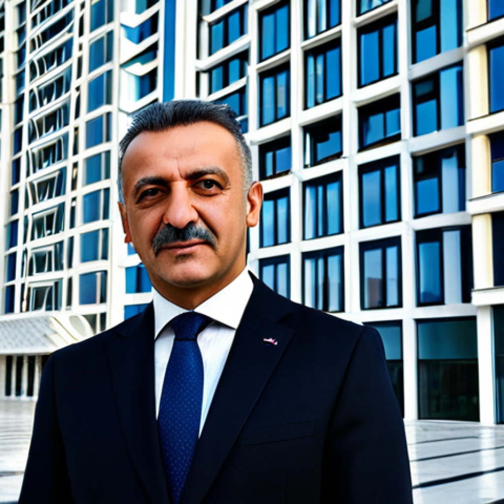 마술의 심리적 요소 - **

"A successful Turkish architect, fully clothed in professional attire, standing in front of a mo...