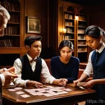 마술 클럽 - The Apprentice's First Spark of Magic**
A group of diverse individuals, including a young woman in h...