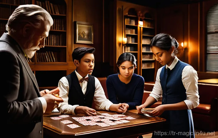 마술 클럽 - The Apprentice's First Spark of Magic**
A group of diverse individuals, including a young woman in h...