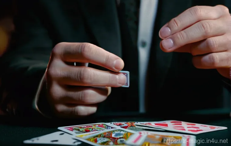 마술을 통해 배우는 자신감 - A Shining Star on Stage**
A young, confident male magician, dressed in a sharp, modern suit (e.g., d...